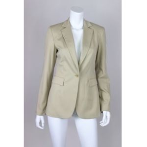 Express Blazer 2 Tan Career Single Button